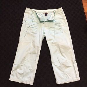 Aqua blue Gap cropped chinos size 4